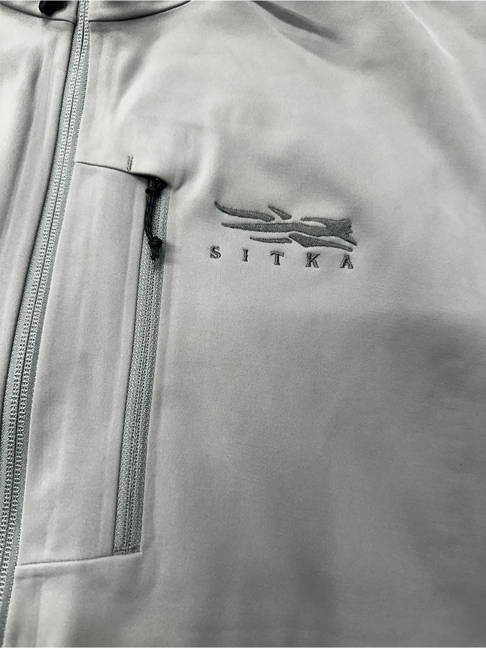Sitka Jetstream Gore-Tex Infinium Vest Men 2XL Grey Full Zip Hunting Outdoors
